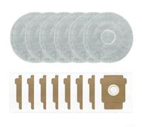 Replacement Mop Cloths and Dust Bags for Roomba Plus 405 and 505 For Combo Models, Designed to Prevent Dust Escape and Clogs