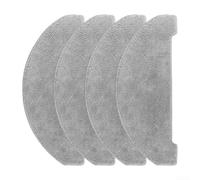 Replacement Mop Cloths, For Cleanova For W7,W11 Self-Emptying Robot Vacuum Mop Cloth Spare Part Rag, Microfiber Cloths, For Floors(4 PACK)