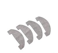 Replacement Mop Cloths for MR1 Robot Vacuum, 4 Pack Microfiber Cleaning Pads Compatible with for MS1, Washable and Reusable Floor Mop(4 Pack)