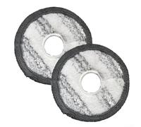 Replacement Mop Cloths, Washable & Reusable Microfibre Mopping Cleaning Pads for Ecovacs for Deebot for T10 Turbo X1 for Omni X1 Turbo Replacement Parts(Gray)