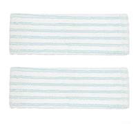 Replacement Mop Cover for Leifheit XL Cotton Plus | Turquoise Microfiber Floor Wiper Pad with Absorbent Fibres for Hardwood Laminate | 48x17cm | Washable at(2 PACK)