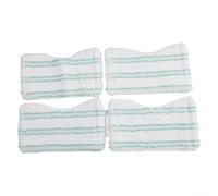 Replacement Mop Head Cover for Leifheit Tile and Bathtub Wiper Pad, Microfiber Cleaning Pad with Elastic Rubber Flap, Washable at 40°C, High Absorbent(4 Pack)