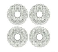 Replacement Mop Pads 10-Pack For Karcher RCV 5 Plus(4 PACK) | 4-pack replacement, high absorbency, machine washable at 60C, fits RCV 5 perfectly, grey color