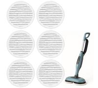 Replacement Mop Pads - 6 Pack Reusable Microfibre Steam Mop Heads, Compatible with Shark S6002UK/S6003UK Klik n’ Flip - Machine Washable, Ultra-Absorbent, Quick-Dry, No-Scratch Floor Cleaning Pads