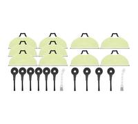 Replacement Mop Pads and Side Brushes for Shark AI for Ultra Robot Vacuum, Washable Microfiber Cleaning Cloths Compatible with AV2610WA RV2620WD RV2410WD (6+6+)