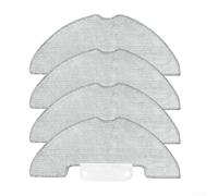 Replacement Mop Pads for Cleanova Vexilar for w7 W9 W11 Robot Vacuum, Cleaning Pads Mopping Accessories, Compatible W15 Robotic for hoover(4 PACK)