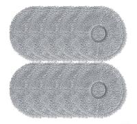 Replacement Mop Pads For Conga 9590 9990 10090 Spin For Revolution Ultra Power AI Evolution Home Vacuum Cleaner, Grey Microfiber Cloth(10 PACK)