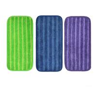 Replacement Mop Pads For For Swiffer For Sweeper Mops 12 Inch Reusable and Washable Microfiber Pads For For Dry Dusting and Wet Floor Cleaning (3 PACK)