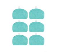 Replacement Mop Pads for Leifheit For CleanTenso Power 2 0 For Steam Cleaner, Compatible with Model 11940, Microfiber Material for Effective Dirt Absorption and Floor Protection (6 PACK)