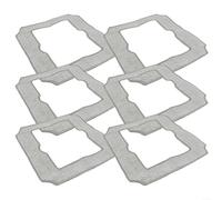 Replacement Mop Pads For Liectroux YW509, 6-Pack High Absorbency Washable Microfiber Covers With Gap Design For Hard Floors/Windows/Frames, Reusable At 40°C