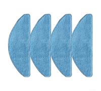 Replacement Mop Pads For MEDION X41 SW, X41 SW+, X42 SW+, MD 11916 Robot Vacuum, Washable Microfiber Cleaning Cloths, Absorbent Floor Wipes Accessories Kit(4 PACK)