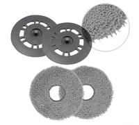 Replacement Mop Plates for Dreame for l20 Ultra Complete Robot Vacuum - Microfiber Cloths and Brackets Set