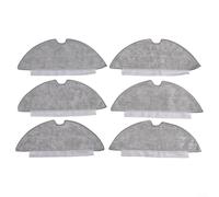 Replacement Mopping Cloths Compatible for Eufy for RoboVac L35 Hybrid/L35 for Hybrid, Washable Microfibre Pads with Enhanced Softness for Effective Floor Cleaning(6 PACK)