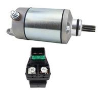 Replacement Motor For Suzuki For Quadsport LT-Z400 LT-Z400Z 2003-2008 2007 2006 2005 2004 Motor Starter Accessories 31100-29F00 3445-033 Starter Motor And Relay Set