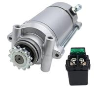 Replacement Motor Starter Motor And Solenoid Relay Set 31200-KW4-018 For H-ONDA CB250 For Nighthawk 250 1991-2008 2007 2006 2005 2004 2003 2002 2001 2000 Starter Motor