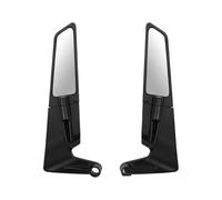 Replacement Motorcycle Side View Mirror Stealth Winglet Mirror Kit Swivel Adjustable,Compatible For Yamaha,MT07 MT09 FZ07 FZ09 MT03 MT10,Motorcycle Accessories(A)