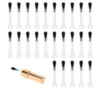 Replacement Nail Polish Brush Kit, 26 PCS Disposable Nail Polish Brush Powder Liquid Fingernail Replacement Brushes Bristles Nail Brushes with Handle for Nail Art Design Gel Polish Acrylic Application