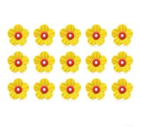 Replacement Nectar Ports Designed as Artificial Flowers for Hummingbird Feeders to Encourage Repeat Bird Visits Daily (Red 10pcs)