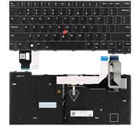 Replacement New Backlit Keyboard for Lenovo Thinkpad T14 Gen 3 Gen 4, Thinkpad L14 Gen 3 Gen 4 & P14s Gen 3 Gen 4 Series Laptop Backlight Keyboard US Layout, Black
