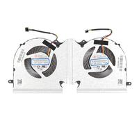 Replacement New CPU + GPU Processor Cooler Fan for MSI GE66 GP66 GL66, GE66 10SGS 10SF 10SFS, GP66 10UH 10UG 11UG 11UE, GL66 MS-1541 MS-1542 MS-1543 PABD08008SH N453 N454 DC5V 1.0A