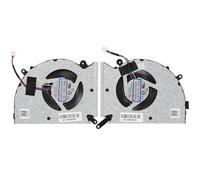 Replacement New Laptop CPU + GPU Cooling Fan for MSI Stealth GS77 MS-17P1 Series PABD1A010SHL N485 PABD1A010SHR N486 DC 12V 0.6A Fan