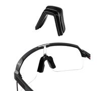 Replacement Nose Bridge Base + Standard Nose Pads for Oakley Sutro Lite OO9463 OO9463A/Sutro Lite Sweep OO9465/Sutro Lite S OO9496 Frame, Black Nose Pads Set