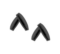 Replacement Nose Piece Nose Pads for Oakley HSTN OO9464 OO9242/Frogskins Range OO9284/Top Knot OO9434/Wildrye OO9230 Glasses, Black + Black, 0
