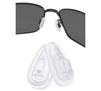 Replacement Nose Pieces Nose Pads for Oakley Socket Ti OX5019/Socket 5.0 OX3217/Socket 5.5 OX3218/Steel Plate OX3222 Glasses, Clear - 1 Pair, 0