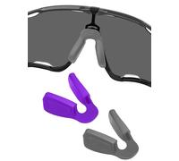 Replacement Nosepieces Nose Pads for Oakley Jawbreaker OO9290 Sunglass - Options Purple Size: 0