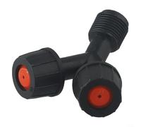 Replacement Nozzle Set for Electric Knapsack Sprayer Featuring 16mm External Thread and Different Nozzle Styles for Lawn and Agricultural Use (D)