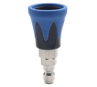 Replacement nozzle tips set 15 25 40 deg for pressure cleaning machines compatible with most washer models metal construction resistant engineered for extended life (15°)