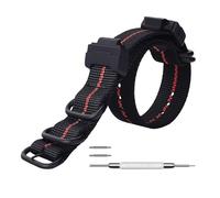 Replacement Nylon Watch Straps Compatible with Casio G-Shock Model GA-100 / GA-110 / GA-100C / GA-300 / GA-120 / GA-200 / GD-100 / GA-140 / GA-735 / GA-800 / DW-5600 / DW-5600 / DW-5600 610 DW-5300