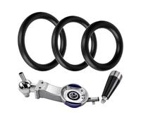 Replacement O-seal rings, 3 sizes set, only compatible with Philipps Perfect Draft HD3600, 3610, 3620, tap system, rubber seal spare parts, rubber seals seals 0.59 x 0.07", 0.59 x 0.06", 0.39 x 0.06"