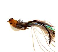 Replacement of cat toy wand - cat replacement head, feathers charging replacement head, teaser, companion toy for pets, design its bird-shaped design attracts the attention of your cat