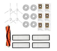 Replacement Of Robot Vacuum Cleaner Accessories, Main Side Brush, Filter, Dust Bag, Mop Cloth, Compatible For Dream Bot L10s Ultra/S10/S10 Pro (Color : Set E(21PCS))