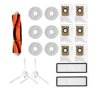 Replacement Of Robot Vacuum Cleaner Accessories, Main Side Brush, Filter, Dust Bag, Mop Cloth, Compatible For Dream Bot L10s Ultra/S10/S10 Pro (Color : Set F(17PCS))