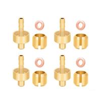 Replacement Olive Head Spacer and Oil Needle Kit for HOPE TECH3 V4/E4/X2 Bike Hydraulic Brakes 4PCS Copper Components