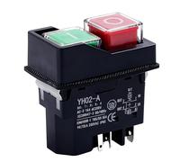 Replacement On Off Switch Fits Belle Cement Mixer Minimix 16A Waterproof Electromagnetic Switch KJD17/YH02-A for Electric Cement Mixers - Double Pole Cutoff Safety