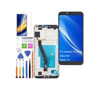 Replacement Original Display for Huawei Y6 2018 LCD Screen, for Honor 7a Display Screen Touch Digitizer Assembly Repair Parts Kit (Black with Frame)