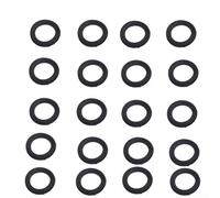 Replacement orings Rubber Washers for 1 Spinlock Dumbbell Nut, Pack of 20, Black (20PCS vertical)
