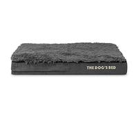 Replacement Outer Cover (No Mattress) for The Dog's Bed Orthopaedic, Washable Fur Fabric, Medium 10cm (Grey Fur)