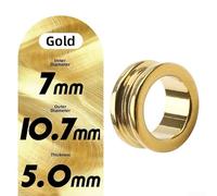 Replacement Over Line Ring Roller for Fishing Reels Consistent Line Path Support During Fast and Slow Retrieval (10.7MM Gold)