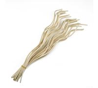 Replacement Pack of 20 Long Wavy Rattan Reed Diffuser for Even Fragrance Dispersion in Office and Shop (Wood)