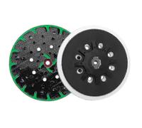 Replacement pad compatible with Festool ETS 150/5 - 6-Inch hard sanding disc Black