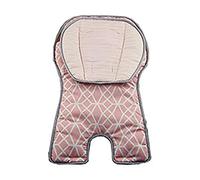 Replacement Pad for Fisher-Price Space-Saver Highchair - GDK25 ~ Deluxe Model ~ Pink Gemstone Print ~ Replacement Seat Cushion and Infant Support