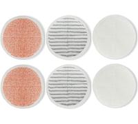 Replacement Pads for Bissell Spinwave Mop: 6 Pads for Bissell Spinwave/Spin Wave/Crosswave,Expert/Pet/Cordless Hard Floor,2124 20393 2039a 20399 2039w 23159 23157 Spin Mop Cleaner Scrub/Scrubber Pads