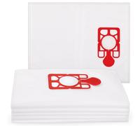 Replacement Paper Dust Bags Compatible with Numatic Henry Hetty Hoover Vacuum Cleaner, GeeRic 5 Pack Cleaner Bags Flo Clean Dust Bag Compatible with Numatic Hoover Models Replacement (Red)