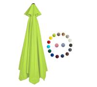 Replacement Parasol Canopy 2.0/2.3/2.7/3.0m Patio Umbrella Replacement Canopy 6 Arms/8 Arms Canopy Replacement Cover for Garden Market Beach Umbrella ( Color : Grass green , Size : 2.7m/9FT-8Ribs )