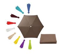 Replacement Parasol Canopy 2.0/2.3/2.7/3.0m Patio Umbrella Replacement Canopy 6 Arms/8 Arms, Garden Garden Parasol Umbrella Replacement Cover Fabric for Market Beach