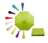 Replacement Parasol Canopy 2.0/2.3/2.7/3.0m Patio Umbrella Replacement Canopy 6 Arms/8 Arms, Garden Garden Parasol Umbrella Replacement Cover Fabric for Market Beach